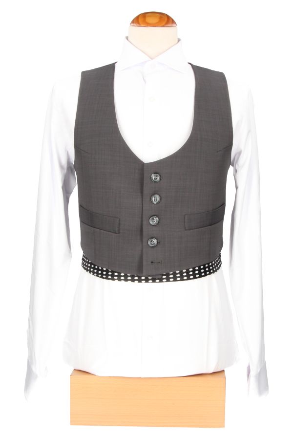 Charcoal Grey Jacket and Waistcoat