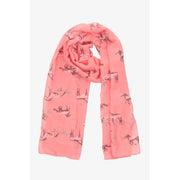 FOULARD CABALLOS ROSA