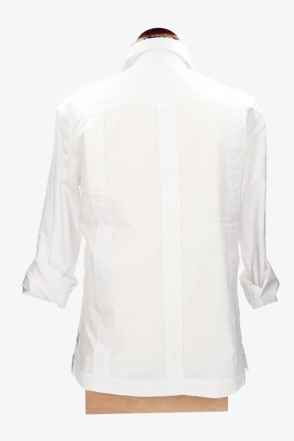 Camisa guayabera blanca