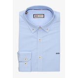 Camisa Líneas Celeste
