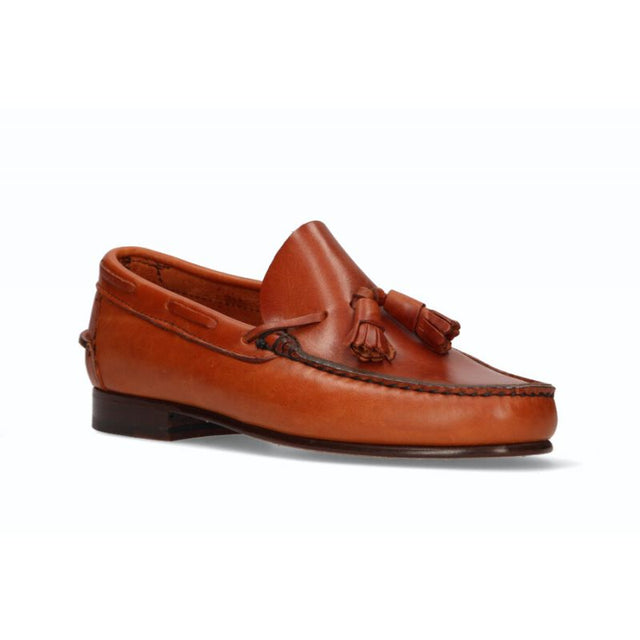 Mocasín Borlas Oxford Cuero