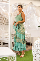Falda Pareo Verde