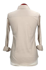 Camisa Mujer Beige