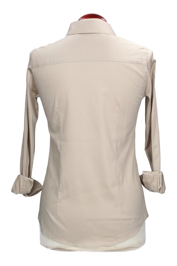 Camisa Mujer Beige