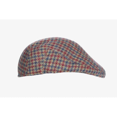 Green Blue-Red Houndstooth Campera Cap