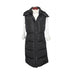 Chaleco Largo Acolchado Negro