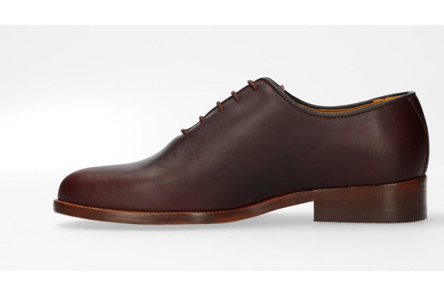 Zapato Polaina Ternera Marrón Oscuro Valverde del Camino