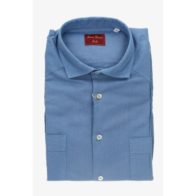 Camisa Cubana Azul