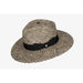 Sombrero Australiano Juliana Natural-Negro