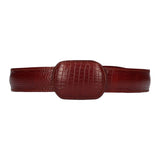 Brown Engraved Belt