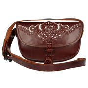 COWBOY BAG. STRAP. WHITE WITH CAIREL