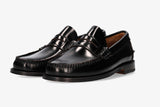 Moccasin with Black Mask, Leather Sole