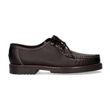 MOCASÍN  CORDONES NEGRO