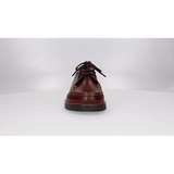 Brown Lace-Up Moccasin