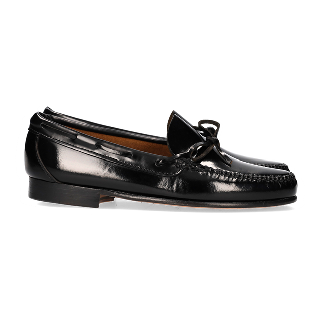 BLACK BOW LOAFER