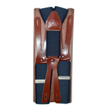Blue Dot Elastic Suspenders 35 mm