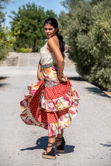 Falda Pareo Roja