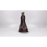 Short chestnut calf boot with elastic gusset Valverde del Camino