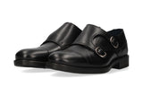Two Buckles Black Chopped Top