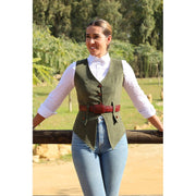 Diana Green Suede Vest