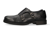 Two Buckles Black Chopped Top