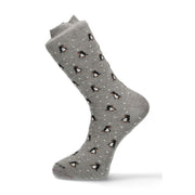 CALCETIN PINGUINOS GRIS