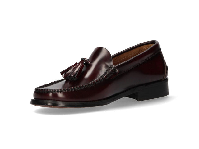 Mocasín Borlas Burdeos