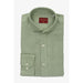 Light Green Plain Shirt with Dress Collar
