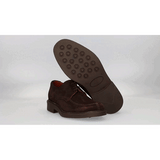 Brown Suede Leather Lace-Up Shoe