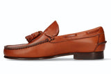 Mocasín Borlas Oxford Cuero