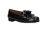 Navy Blue Fringe and Tassel Loafer