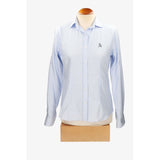 Camisa Mujer Rayas Azul con Bordado Amazona Marino