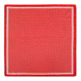 Red Scarf with Polka Dots