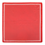 Red Scarf with Polka Dots