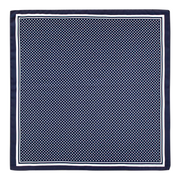 Blue Polka Dot Scarf