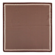 Brown Polka Dot Scarf