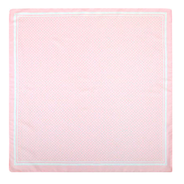 Pink Polka Dot Scarf