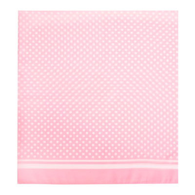 Pink Polka Dot Scarf