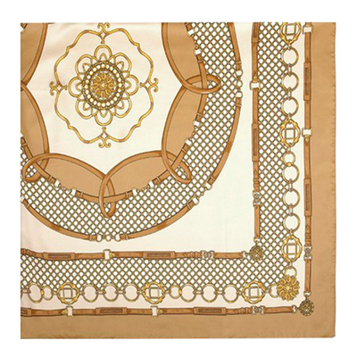 Beige Chains Scarf