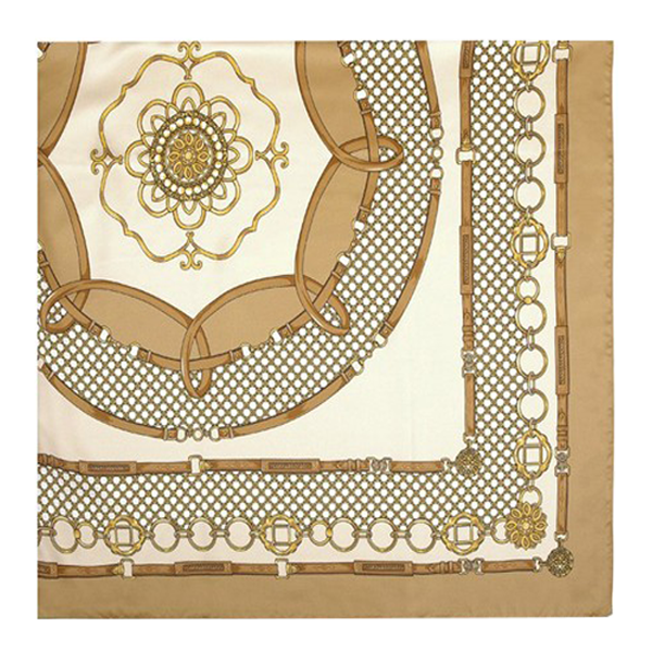 Beige Chains Scarf