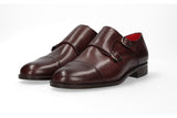 Zapato Doble Hebilla Marrón