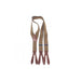 Tirantes elástico rayas camperas beige 30 mm
