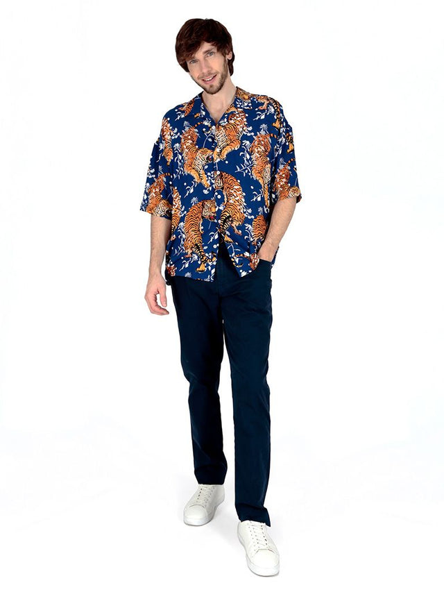 5Pock Navy Pants