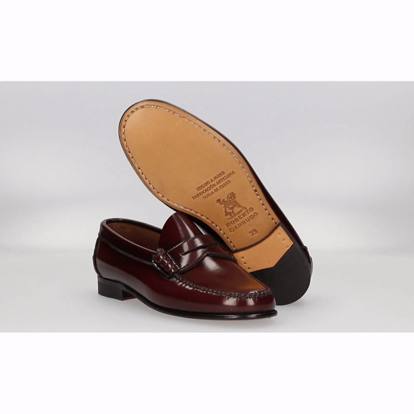MOCASÍN ANTIFAZ BURDEOS