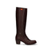 Bota Campera Cremallera Tacón Café Valverde del Camino