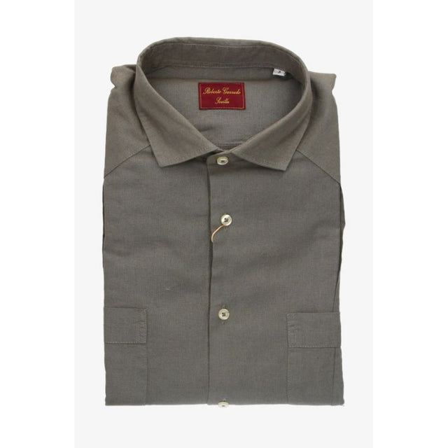 Camisa Cubana Kaki