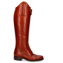 BOTA DE POLO CUERO NATURAL OSCURO PISO DE GOMA