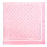 Écharpe à pois roses