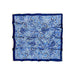 Cashmere Ornaments Scarf in Blue and Light Blue
