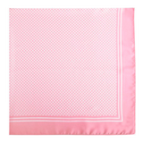 Écharpe rose à motif pied-de-poule